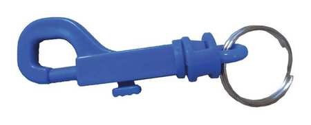 BATTALION 25PA15 PLASTIC KEY CLIP 2-5/8 IN BLUE