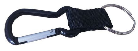 BATTALION 25PA28 CARABINEER KEY HOLDER BLACK