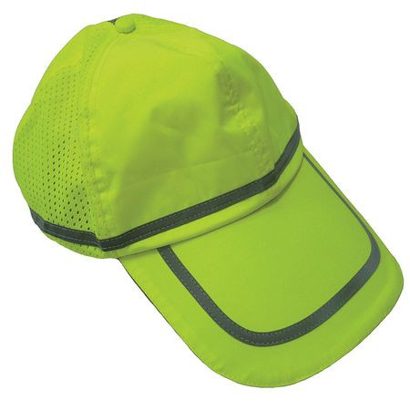 CONDOR USA INC 25F542 BASEBALL CAP POLYESTER HI-VIS LIME