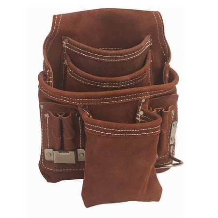 BUCKET BOSS 54063 SUEDE LEATHER POUCH 10 POCKET
