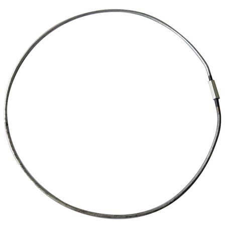 BATTALION 25DU58 KEY RING CARBON STEEL W/THREADED SLEEVE