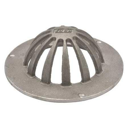 ZURN INDUSTRIES P1910-SEMI-DOME-ALUM DRAIN DOME ALUMINUM 4-15/16 OVERALL D