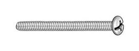 GRAINGER GLOBAL SOURCING U24212.037.0100 MACH SCREW RND 3/8-16 X 1 L PK100