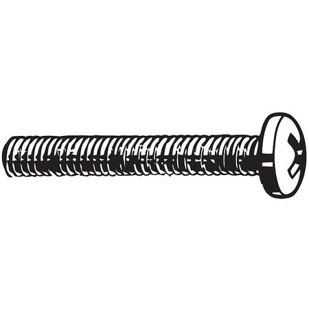 GRAINGER GLOBAL SOURCING U24522.019.0125 MACH SCREW PAN 10-24X1 1/4 L PK100