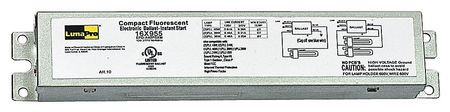 LUMAPRO 16X955 CFL BALLAST ELECTRONIC 68W 120 TO 277V