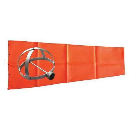 GRAINGER GLOBAL SOURCING 3LWE4 WINDSOCK KIT ORANGE 10 IN.