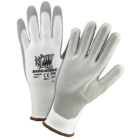 WEST CHESTER PROTECTIVE GEAR 713HGWU/2XL CUT RESISTANT GLOVES GRAY 2XL PK12
