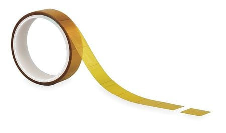 TAPECASE 16U722 FILM TAPE 3/4X3/4 IN 2.5 MIL AMBER PK42