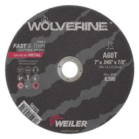 WOLVERINE 56275 CW 7 X 0.045 X 7/8 A60TWB
