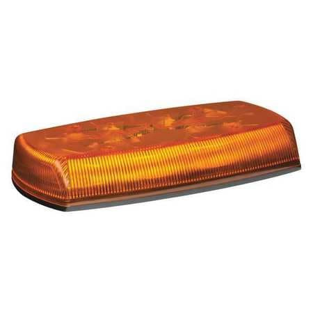ECCO 5580A MINI LIGHTBAR AMBER PERMANENT 8 HEADS
