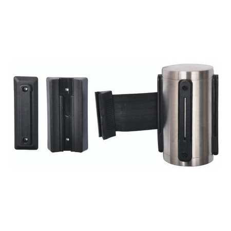 CSL FOODSERVICE AND HOSPITALITY 5515SS-BLK CROWD CONTROL WALL MOUNT UNIT 9.5 FT.