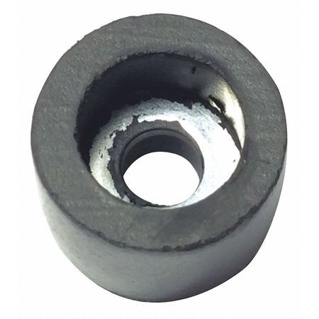 ACCURATE MFD PRODUCTS 2813W-400 BUMPER 9/16 IN. BLACK RUBBER PK25