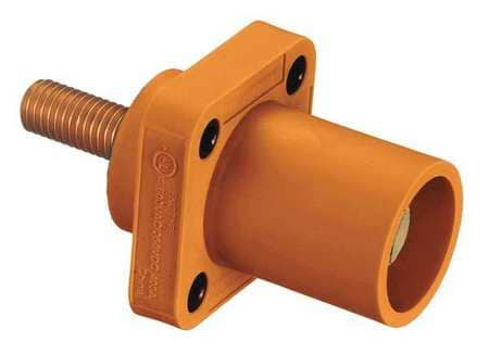 HUBBELL HBLMRSO RECEPTACLE 4-4/0 MALE ORG STUD TAPER