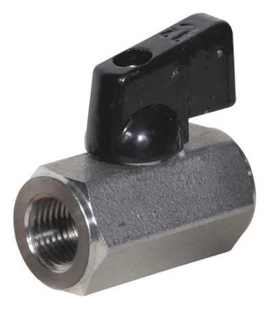 INTECH SSMF-50NL MINI BALL VALVE SS FNPT X FNPT 1/2INPIPE