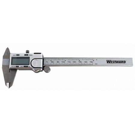 WESTWARD 29AD37 DIGITAL CALIPER, STANDARD, 0 TO 8 IN