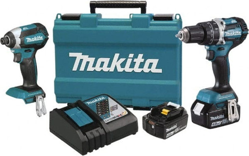 MAKITA XT269M LXT 18-VOLT CORDLESS COMBO KIT, HAMMER +