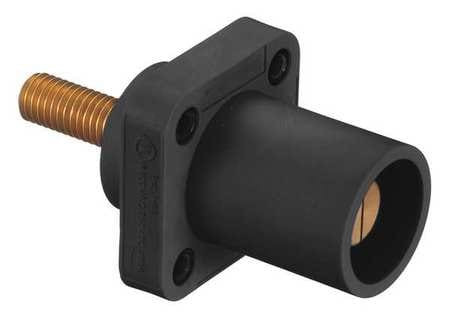 HUBBELL HBLMRSCBN RECEPTACLE BRWN TAPER NOSE MALE STUD