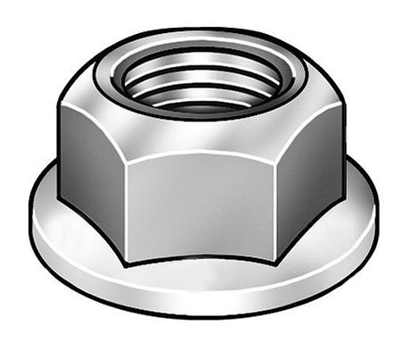 LINDSTROM HFNI2-100-100P LOCK NUT #10-24 GR 2 STEEL ZP PK100