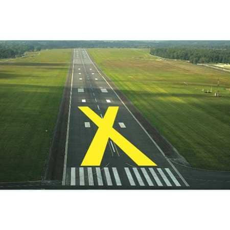 SAFETY FLAG Y5X30 RUNWAY CLOSURE MARKER YELLOW 360 H