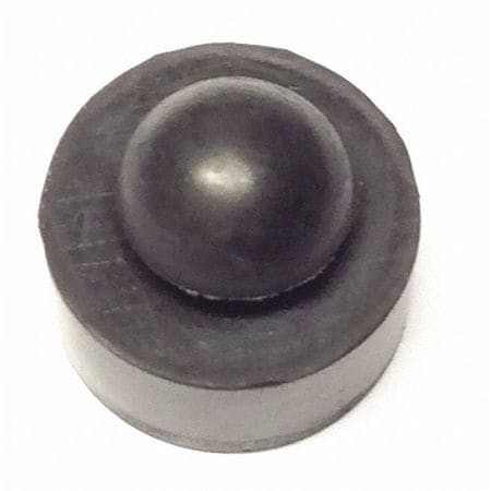 ACCURATE MFD PRODUCTS 734-034S BUMPER 1/2 IN. BLACK RUBBER PK100