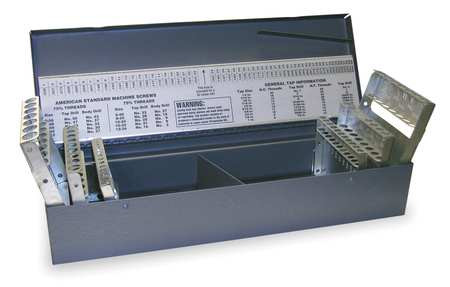 CHICAGO-LATROBE 57810 DRILL BIT CASE 115 COMPARTMENT 3-IN-1