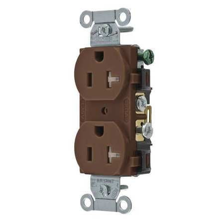 BRYANT CBRS20WRTR RECEPTACLE 20A NYLON 1.0 HP 2 POLES