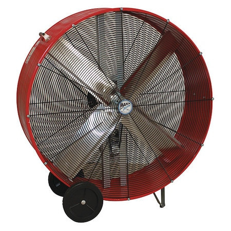MAXX BF42BD RED BELT DRIVE DRUM FAN - 2 SPEED 42IN