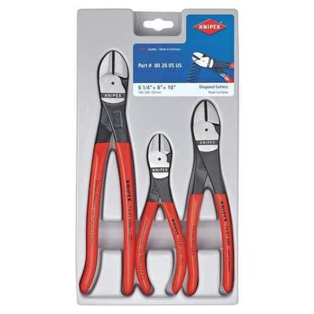 KNIPEX 00 20 05 US PLIER SETS; SET TYPE: DIAGONAL PLIERS ; 