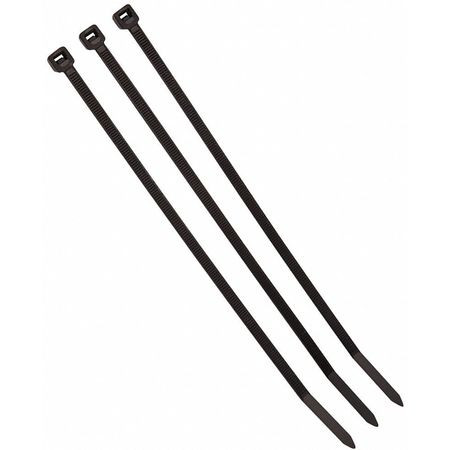 3M CT8BK120-L CABLE TIE,BLACK,9",120 LB.,PK500