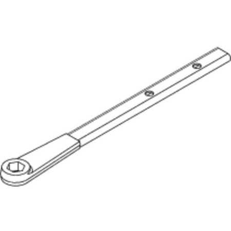 LCN 4040SE-78 AL ARM AND TUBE SILVER ALUMINUM 7-1/4 IN L