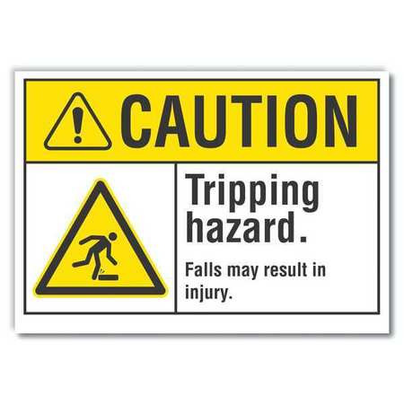 LYLE LCU3-0024-RD_14x10 CAUTION SIGN SELF-ADHESIVE VINYL 10 IN H