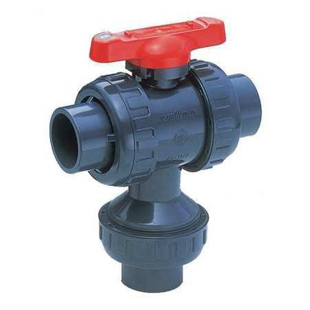 ASAHI 2510015 BALL VALVE 1-1/2 PIPE SIZE PLASTIC
