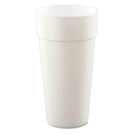 DART CONTROLS DCC 24J16 DART® HOT/COLD FOAM CUPS 24 OZ. WHI