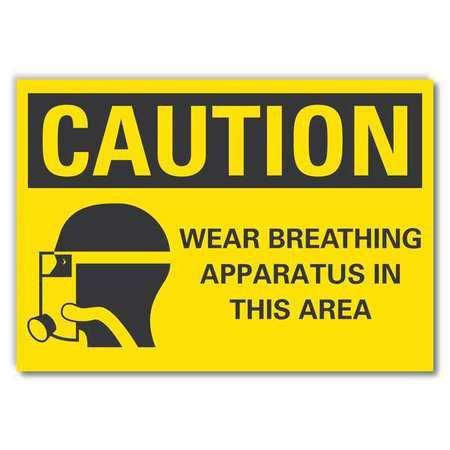LYLE LCU3-0176-RD_10x7 CAUTION SIGN SELF-ADHESIVE VINYL 7 IN H