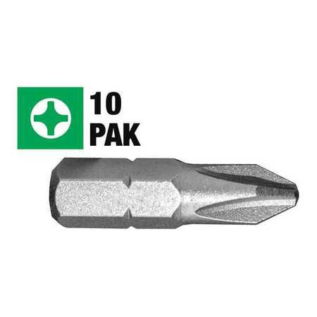 CENTURY DRILL  TOOL 69013 PHILLIPS INSERT SCREWDRIVER BIT,3,25PK