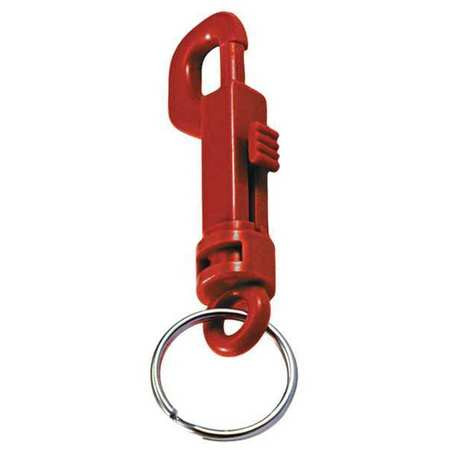 LUCKY LINE PRODUCTS 41570 PLASTIC KEY CLIP PLASTIC RED PK25