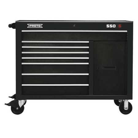 PROTO J555041-8BK-1S WRKSTATION 50 IN 8 DWR GL BLK