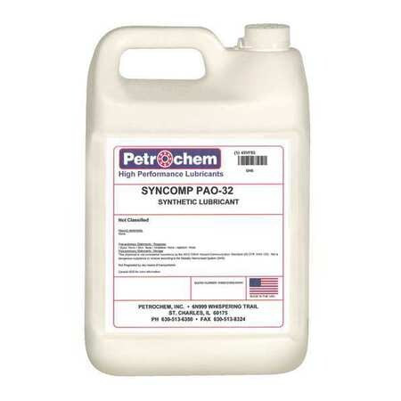 PETROCHEM SYNCOMP PAO-32-001 COMPRESSOR OIL 1GAL JUG POLYALPHAOLEFIN