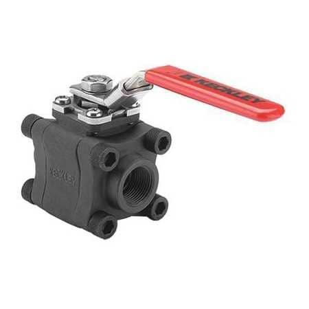 O C KECKLEY COMPANY BVM3THFCSRGSL-150 BALL VALVE,1-1/2" SIZE,CS,FULL PORT