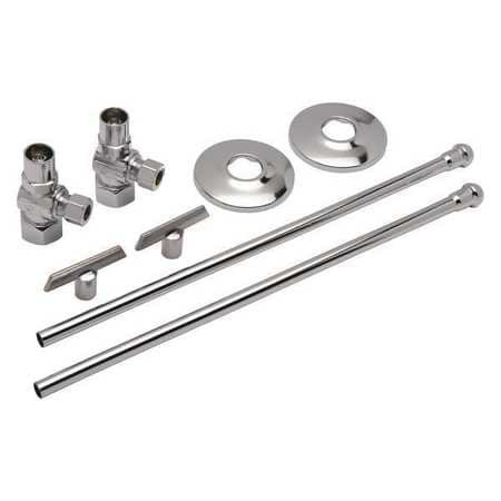 ZURN INDUSTRIES ZH8824-XL-LRLK-PC ANGLE SUPPLY STOP CHROME 2-3/4 IN L