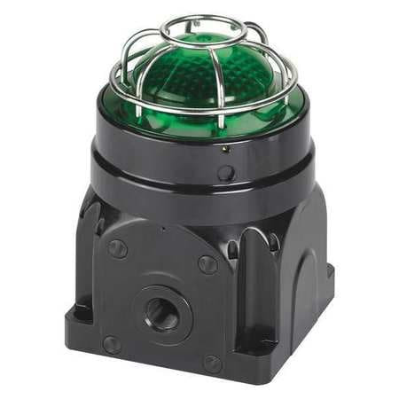 FEDERAL SIGNAL G-LED-DC-D-G BEACON WARNING LIGHT,GREEN,LED,24VDC
