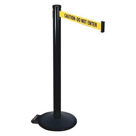 RETRACTA-BELT 305BA-CAU BARRIER POST YLW/BLACK TEXT 2 IN BELT W
