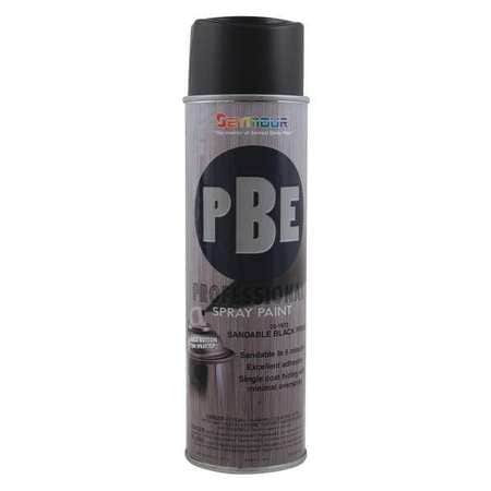 SEYMOUR MFG CO 20-1672 PBE SANDABLE PRIMER SPRAY PAINT,BLACK