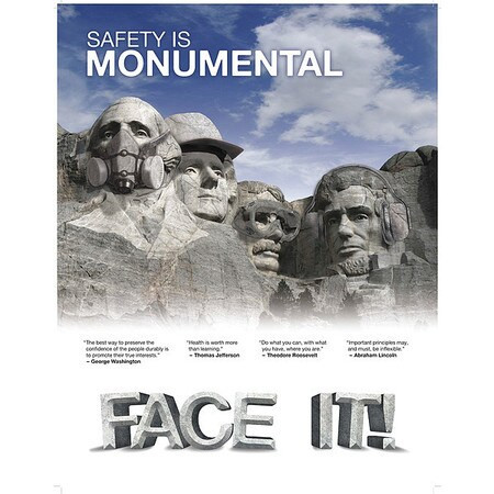 MANCOMM 31P-013-EL SAFETY POSTER 21 H 27 W