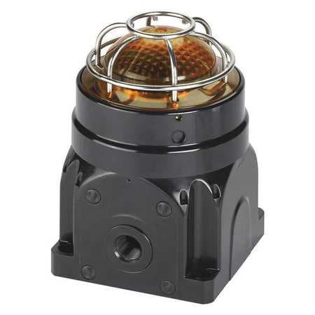 FEDERAL SIGNAL G-LED-AC-D-A BEACON WARNING LIGHT AMBER LED 7-1/2IN H
