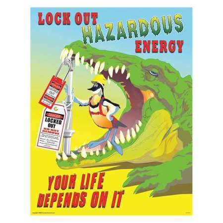 MANCOMM 31P-021-01 SAFETY POSTER 21 H 27 W