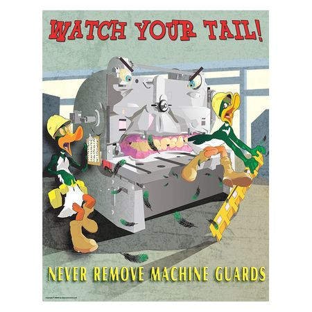 MANCOMM 31P-022-01 SAFETY POSTER 21 H 27 W