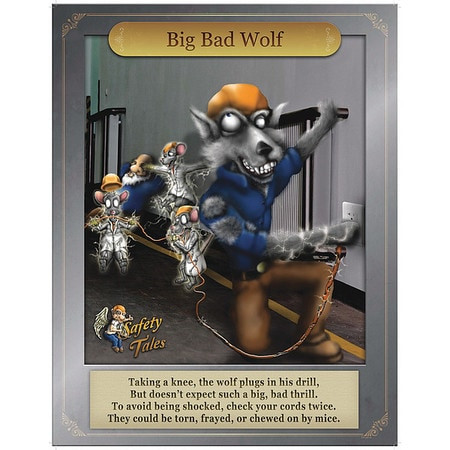 MANCOMM 31P-207-02 SAFETY POSTER 12 H 16 W