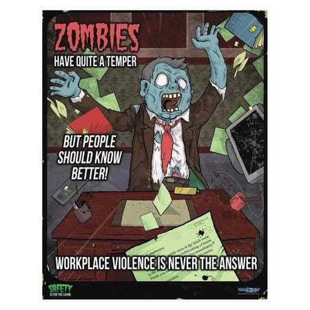MANCOMM 31P-106-02 SAFETY POSTER 12 H 16 W