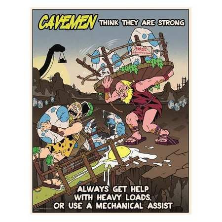 MANCOMM 31P-612-02 SAFETY POSTER 21 H 27 W